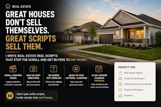 create cinematic real estate reels and property tour videos