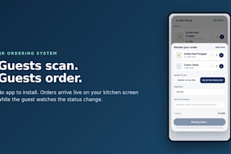 build a qr code digital menu and online ordering system for your restaurant