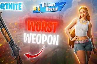 make you a professional fortnite thumbnail