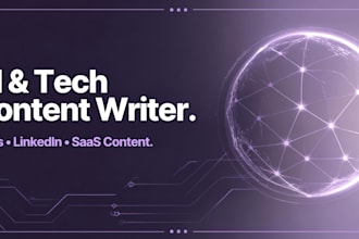 write engaging ai and tech blog content and linkedin posts