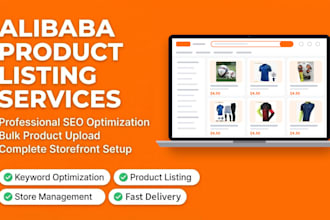 do alibaba product listing with SEO optimized titles