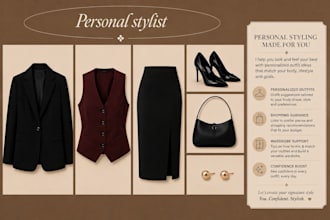 be your personal stylist and create stylish outfits for you