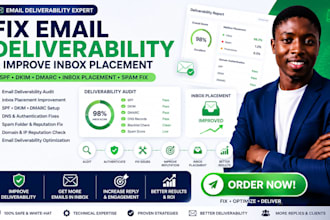fix email deliverability issues and improve inbox placement
