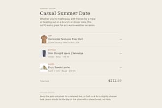 provide a wardrobe edit and personal styling for men over 25