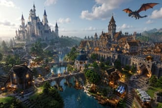 build amazing minecraft maps, houses, castles, cities and worlds