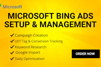 setup and manage your microsoft bing ads PPC campaign