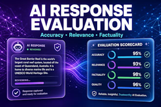 evaluate ai responses for accuracy and relevance