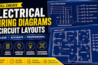 create electrical wiring diagrams and circuit layouts
