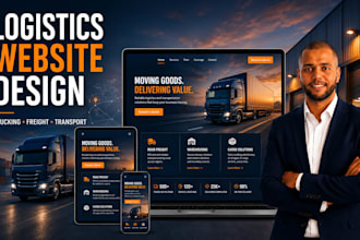 build a professional logistics trucking and freight website