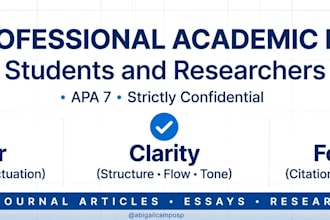 do academic writing revision, editing, and proofreading
