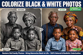 colorize black and white photos with realistic natural color