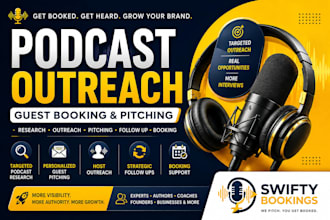 podcast guest booking outreach and targeted pitching interview pitching