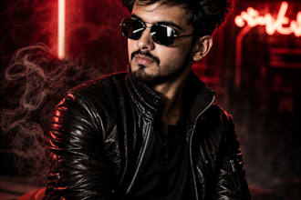 create viral ai attitude photo, CEO portrait for boys