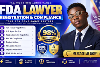 fda registration, import permit, compliance for food, cosmetics, medical device