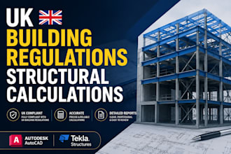 do structural calculations and drawings for UK building regulations