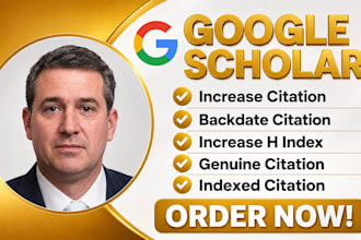 write a research article to increase google scholar citation