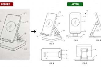 create patent illustration invention drawings patent drawing for your product