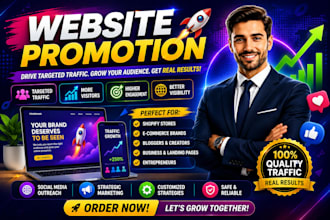 do social media website promotion to increase website traffic