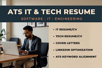 write an ats IT tech resume and software engineering CV