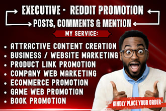 execute reddit SEO GEO post for website brand promotion with backlink marketing