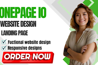 create professional onepage io website onepage io landingpage on onepage dot io