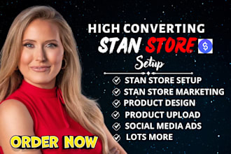 do stan store setup, stan store marketing, digital product, stan store design