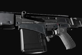 create gameready 3d weapon model for unreal engine 5