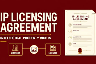 draft a professional intellectual property IP licensing agreement