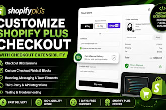 customize shopify plus checkout with checkout extensibility