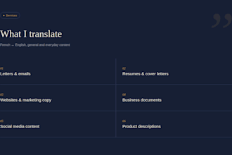 translate english to french and french to english