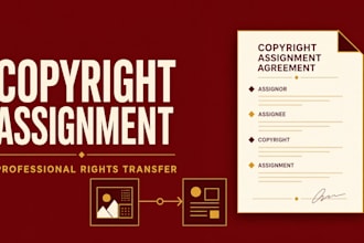 draft a professional copyright assignment agreement for your work