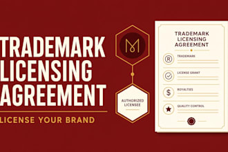 draft a professional trademark licensing agreement for your brand