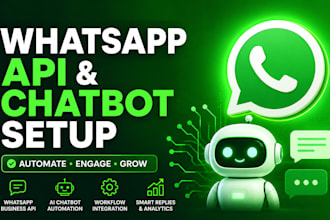 do ai powered whatsapp automation chatbot with api setup
