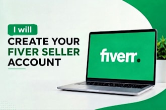 create and setup your fiver seller acccount and gig creation