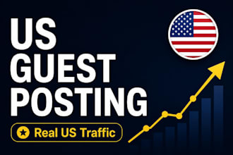 do manual US blogger outreach for high traffic US guest post