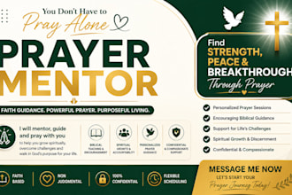 your prayer mentor and provide faith based prayer support