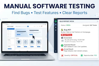 manually test your website and report bugs