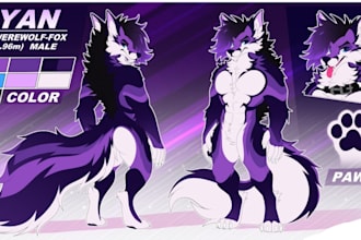 furry ref sheet furry reference sheet fursona reference sheet anthro ref sheet