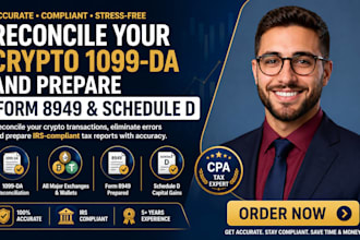 reconcile your crypto 1099 da and prepare form 8949 schedule d