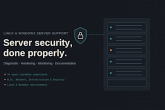 secure, fix and optimize your linux or windows server