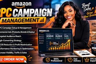 setup your amazon ppc manager, amazon ads campaign management