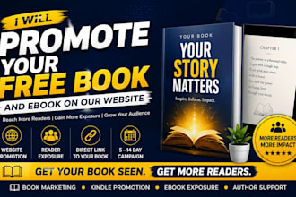 promote your free book and ebook on our website to reach more readers