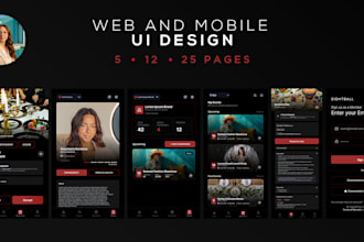 design UI, website, mobile app for your business