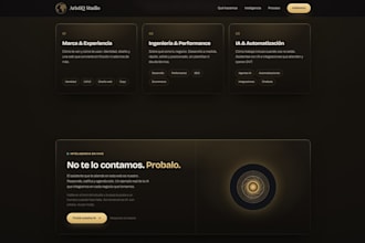 diseñar y desarrollar tu sitio web profesional a medida