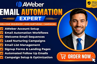 build aweber email automation welcome sequences lead nurture workflows