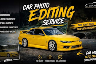 edit your car photos professionally