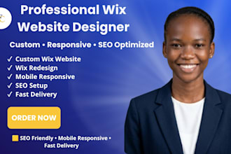 do a responsive wix website for your business