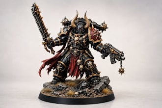 paint your warhammer model, 40k, wargaming miniatures