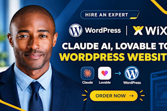 convert claude ai to wix, lovable or base44 website to wix studio or wordpress