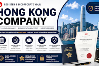 assist with hong kong company registration and incorporation